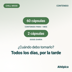 Chill Mood de Altépica, suplemento con reishi, azafrán, manzanilla y tilo (imagen 3 de 7)